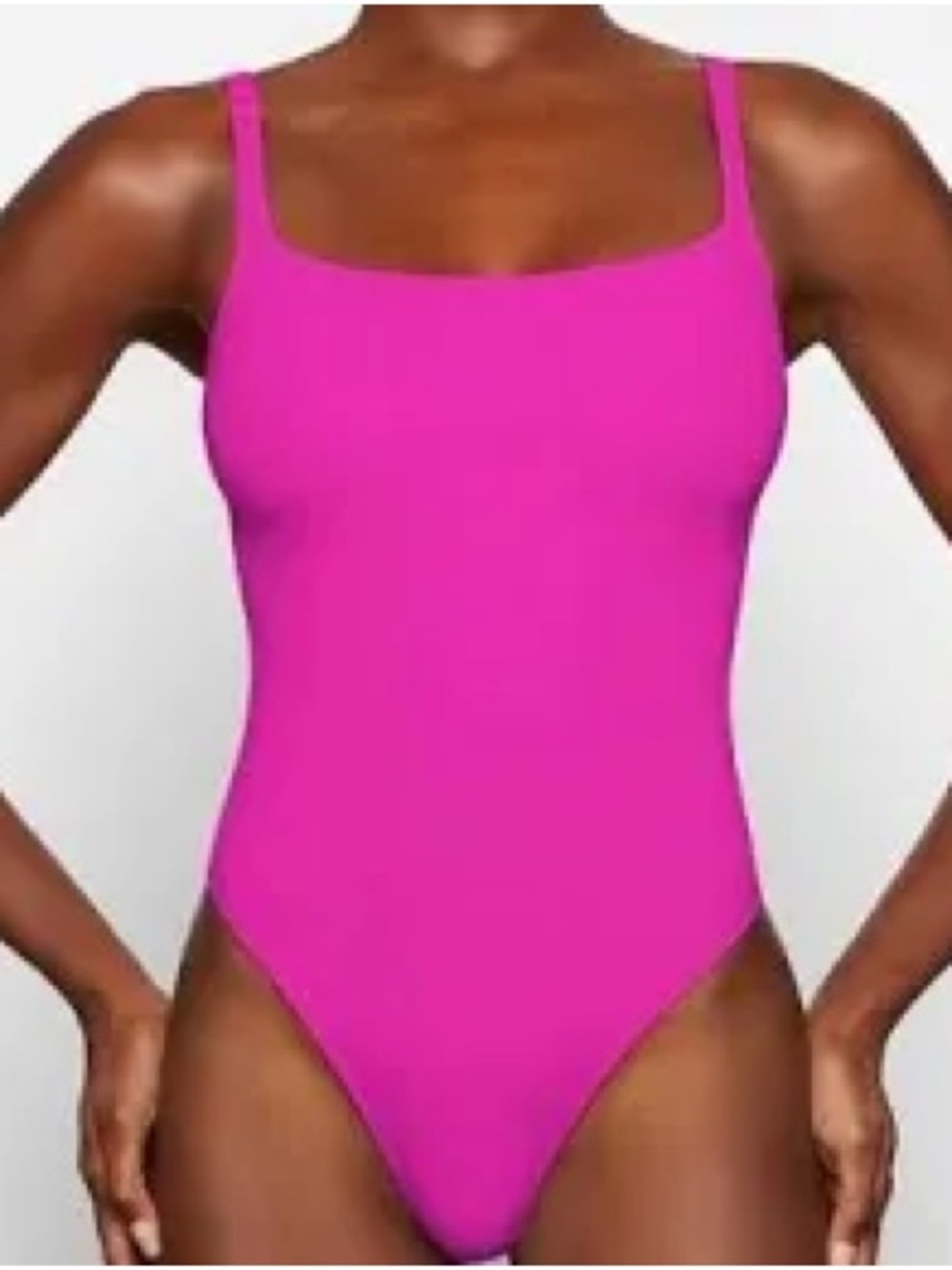 Skims fits everybody square thong bodysuit